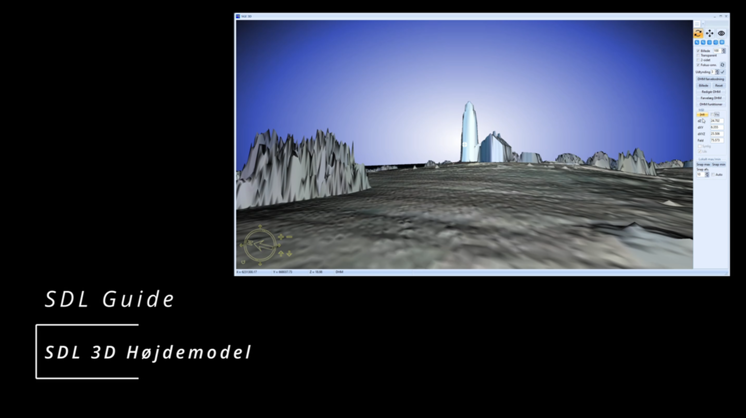 SDL 3D højdemodel